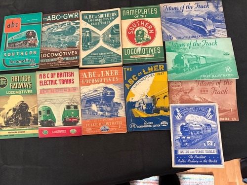 Misc railway books - books,